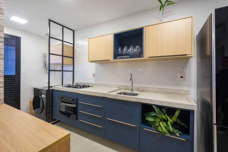 cozinha planejada em Santos